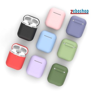 Vỏ Bảo Vệ Hộp Sạc Tai Nghe Không Dây Bằng Silicon Chống Sốc Cho Air-pods 1 2