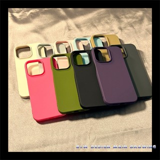 Ốp Điện Thoại Mềm Siêu Mỏng Màu Nhám Cho iPhone14 / 13 / 12 / 11 / Pro / MAX X / XS / MAX / XR