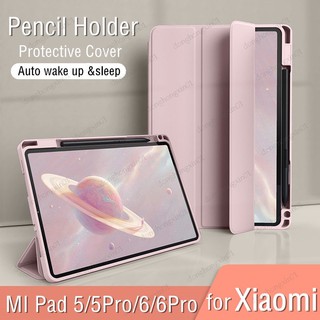 Bao Da Máy Tính Bảng Có Ngăn Đựng Bút Cho Xiaomi Mi Pad 5 6 5Pro 6Pro MiPad 6 5 Pro