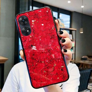 Ốp Điện Thoại TPU Silicone Họa Tiết Marble Cho OPPO A77 A77S A57 A78 2022 2023 A1 Pro Reno 8 Pro 8T 8Z 7Z 4G 5G