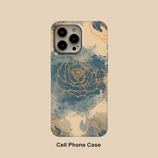 Retro Rose Iphone14promax Phone Case Apple 13/12/11 Women's X/XR Soft Case 7/8P Internet Celebrity golu