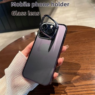 Ốp Điện Thoại Khung Kim Loại Mạ Điện Có Tấm Phim Bảo Vệ Camera Cho Iphone 12 13Pro 14 Pro Max