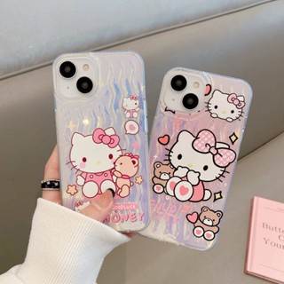 Cartoon Pink Hello Kitty Iphone13 Apple 12 Phone Case 14promax Protective Shell 11/7/8 Laser Xrxs 6oOa