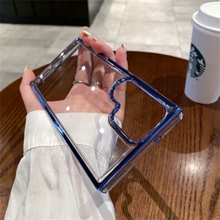 Ốp Điện Thoại TPU Mềm Trong Suốt Mạ Acrylic Sang Trọng Chống Mồ Hôi Cho Samsung Galaxy A52 A52s A32 A22 A12 A14 A34 A54 M12