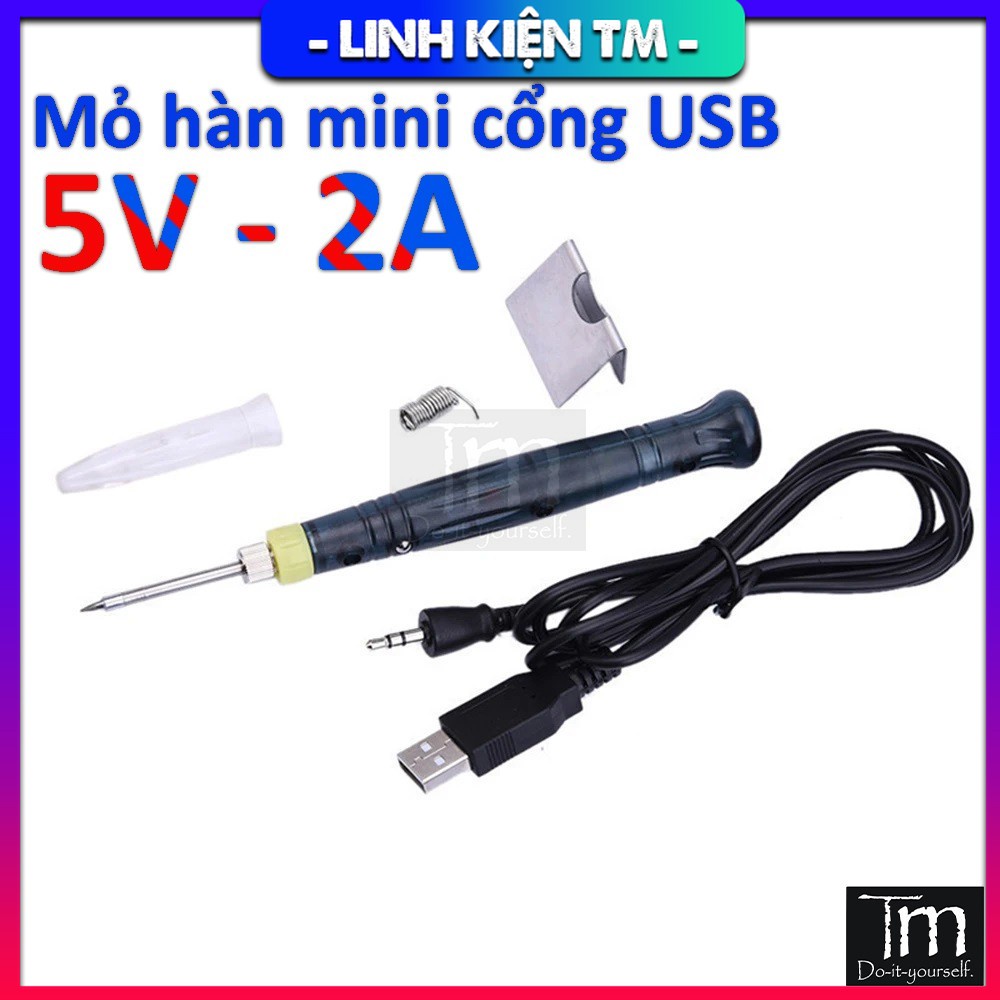 Mỏ Hàn USB 5V-2A Đạt 400 Độ C