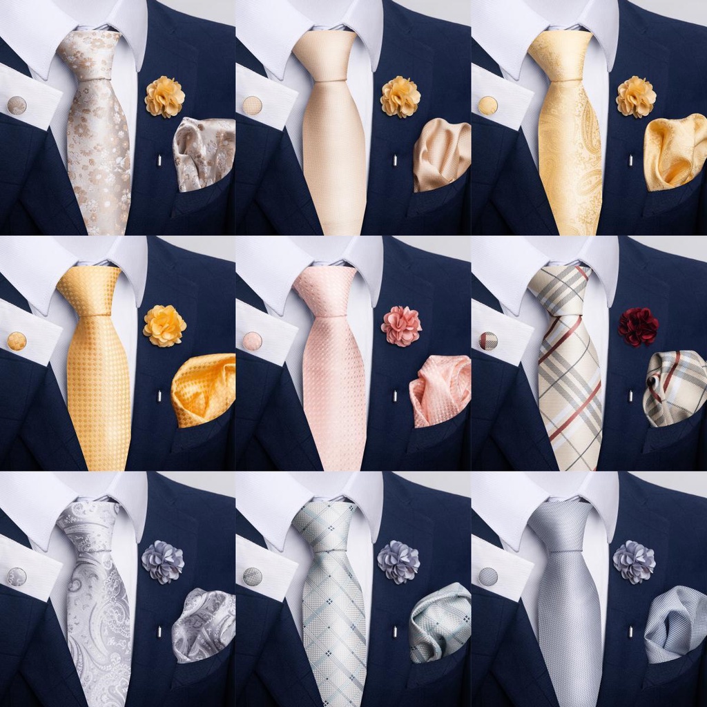 Mới Cà Vạt Lụa polyester 8cm Thời Trang Lịch Lãm Cho Nam