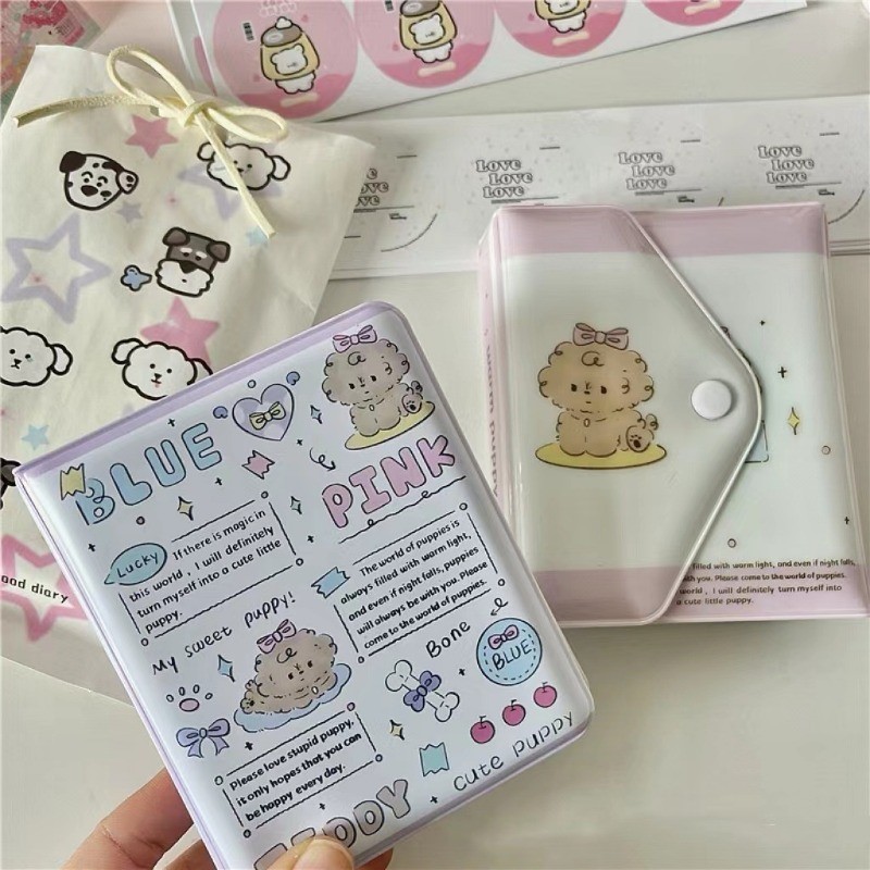 Hàn Quốc ins Dễ Thương Graffiti Photocard Giá Đỡ Thần Tượng Thu Thập Sách 3 Inch Phong Bì Gói Album Ảnh Kpop Cho Hình Ảnh Quà Tặng