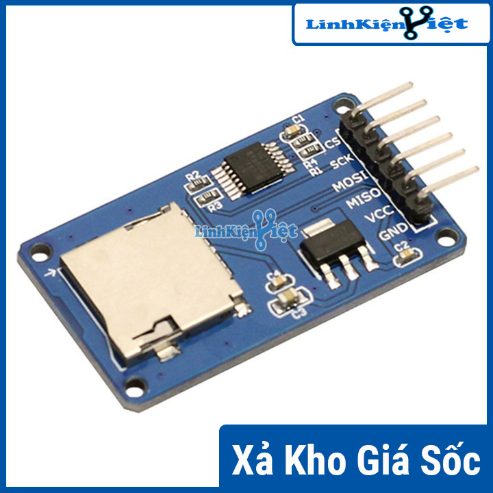 Module Đọc Thẻ Nhớ Micro SD/Micro SDHC SPI