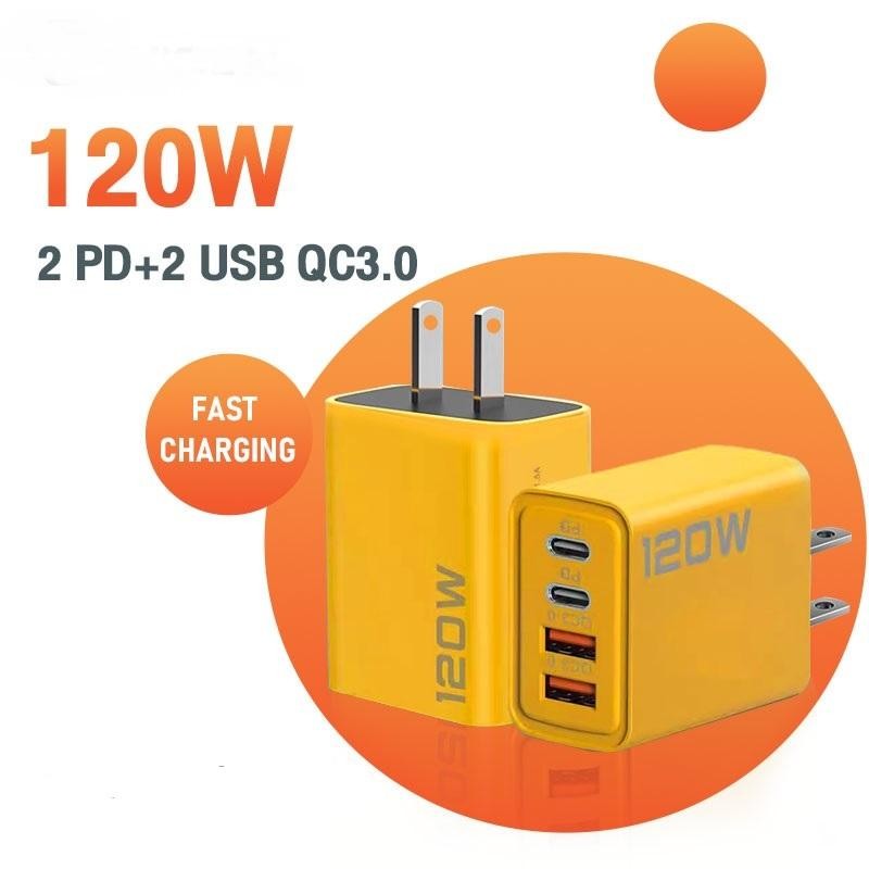 Củ Sạc Siêu Nhanh/ Nhanh 120W -65W PD USB TypeC Bộ chuyển đổi nguồn 5.0 cho iPhone 14 13 12 Samsung Xiaomi Huawei