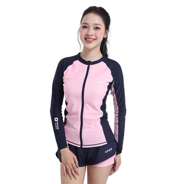 Áo bơi dây kéo tay dài chống nắng OSEA Breeze Lyna Rashguard