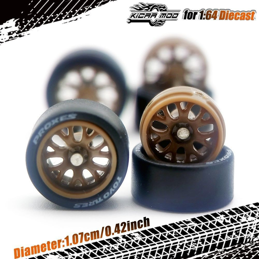 Bộ nâng cấp trung tâm lốp & bánh xe in hình 1: 64 – DIY Tương thích với Mini GT, INNO và hơn thế nữa