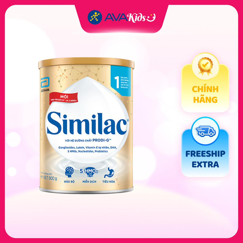 Sữa bột Similac 5G số 1 - 900g (0 - 6 tháng)