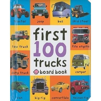 Sách First 100 Trucks (Board Book)