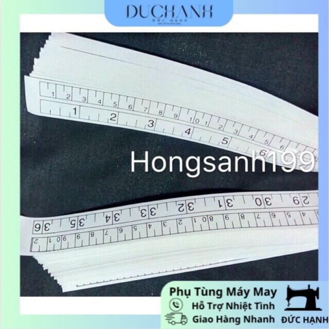 Thước giấy dán bàn máy may