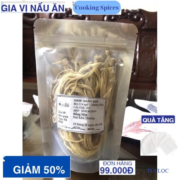 Đẳng sâm Tây Bắc 100gr