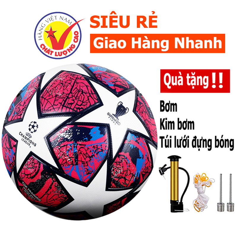 Quả bóng đá tiêu chuẩn Loại 3 lớp Banh da số 5 BÓNG ĐÁ SỐ 5 DA CAO CẤP SIÊU PHẨM MỚI