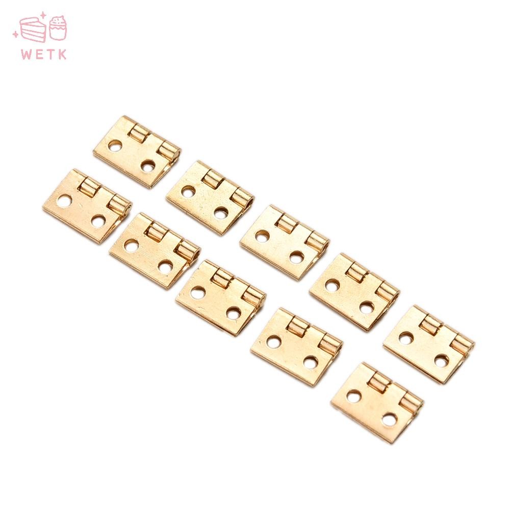 [WETK] Bộ 10 bản lề kim loại tỷ lệ 1 / 12 để trang trí nội thất