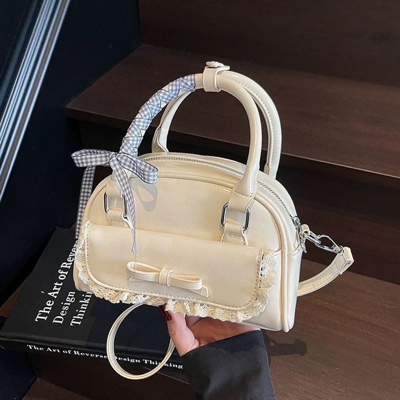 Túi đeo vai kiểu Hàn Quốc mới, đơn giản, thoải mái và thời trang, phối ren