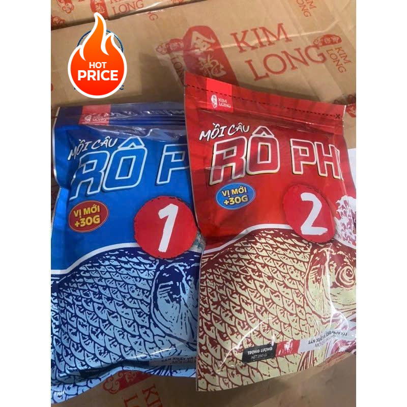 Mồi Câu Rô Phi Kim Long Số 1, 2 Gói 250g Dùng Câu Cá Sông Tự Nhiên, Hồ Dịch Vụ- đồ câu giá rẻ 88
