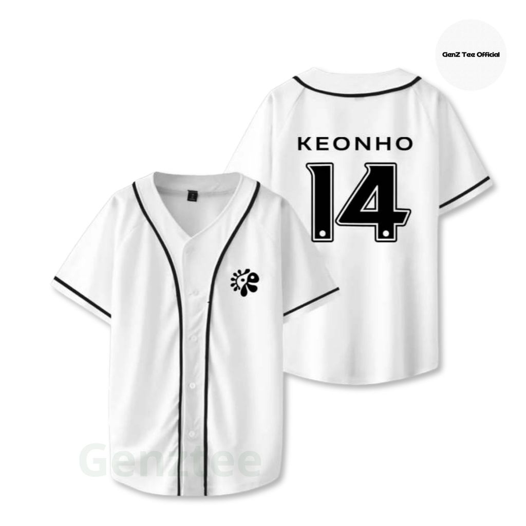 Áo Cortis Kpop Martin James – Áo Thun Bóng Chày Unisex Form Rộng, Style Keonho Juhoon Seonghyeon