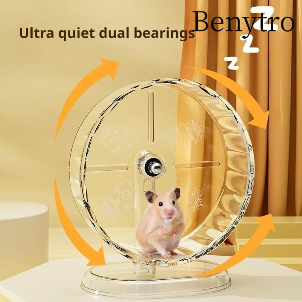 BENYTRO 1 Bánh xe chạy bộ Hamster, Bánh xe tập thể dục trong suốt mở rộng​, Làm sạch dễ dàng tháo rời Đồ chơi tập thể dục chạy bộ im lặng Phụ kiện thú cưng