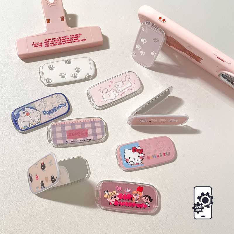 Giá đỡ gương thời trang Giá đỡ điện thoại đa năng Sáng tạo Dễ thương Hello Kitty Super Girls Crayon Shin-chan Hoạt hình Lotso Doremon Kitten Con chó con Động vật Nơ ngọt ngào Giá đỡ gương sang trọng