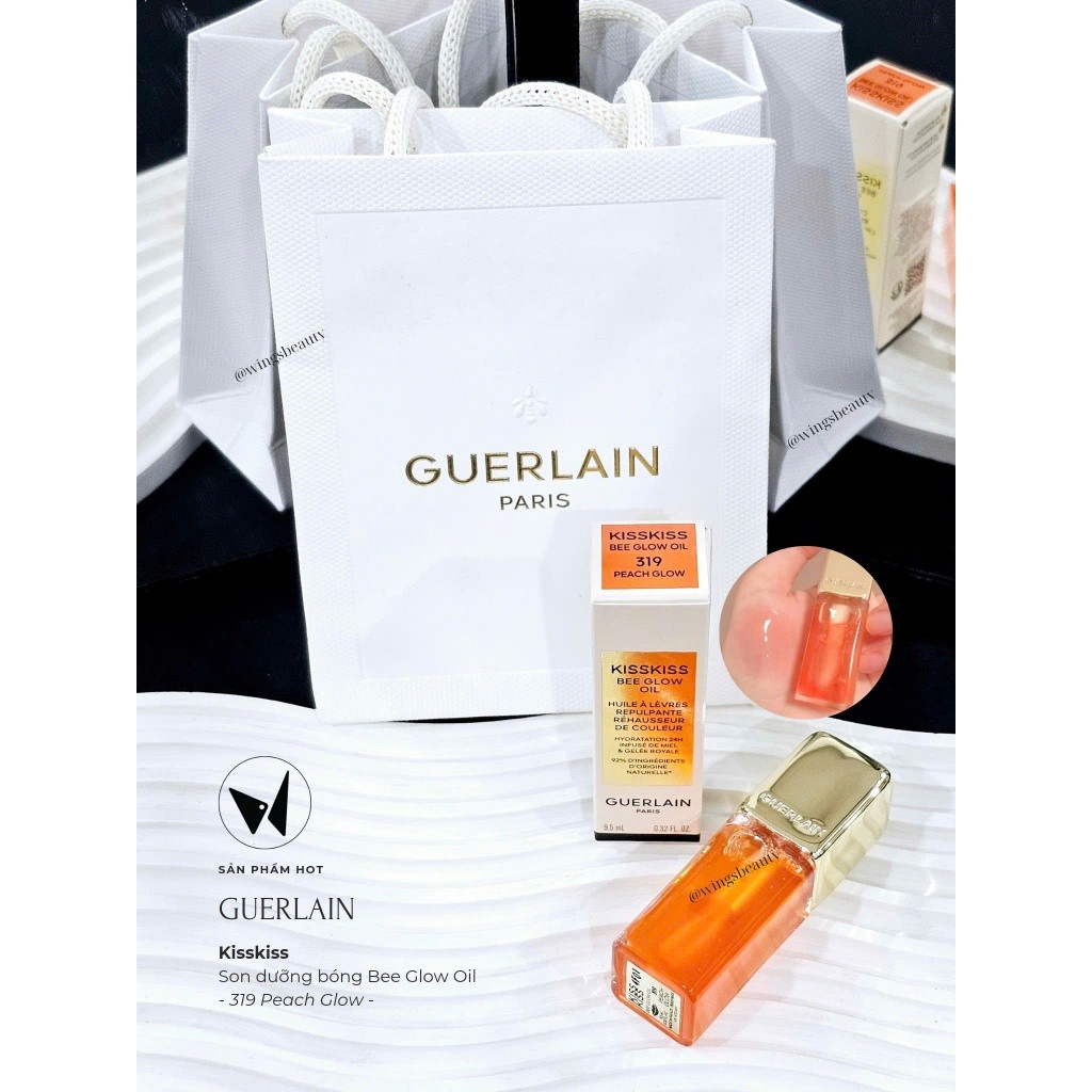 GUERLAIN - Son kem bóng Kisskiss Bee Glow Oil 9.5ml chính hãng