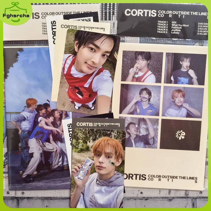CORTIS MÀU NGOÀI TRỜI DÒNG Album Màu Bên Ngoài Dòng Thẻ Người Hâm Mộ Bộ Sưu Tập Quà Tặng