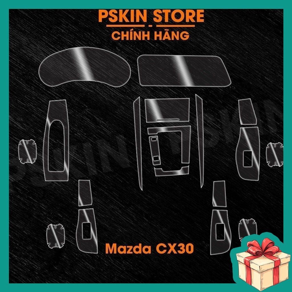 Mazda CX30 - Dán film PPF dán full bộ bảo vệ nội thất - chống xước, che mờ vết xước cũ hiệu PSKIN
