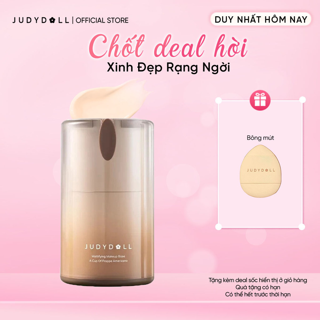 Kem lót kiềm dầu có dưỡng 2in1 Judydoll Mattifying Makeup Base 30g