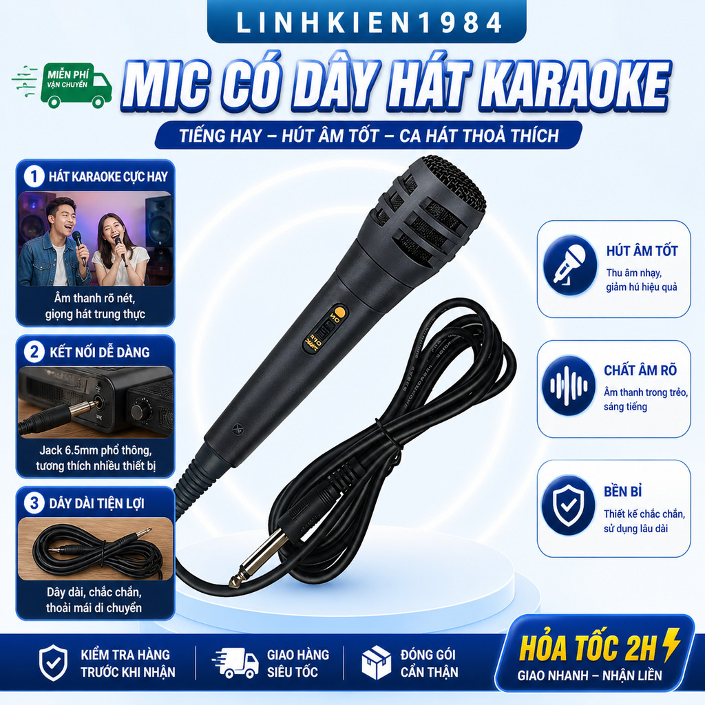 MICRO CÓ DÂY LOẠI 1