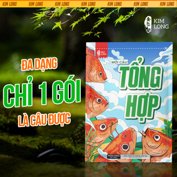 Mồi Câu Đài Tổng Hợp Kim Long Mồi Câu Cá Phi Chép Trôi Mồi Câu Bột Siêu Nhạy
