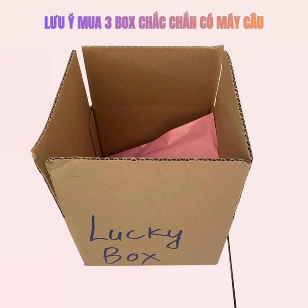 Hộp quà bí ẩn đồ câu cá - lucky box - bao gồm một món ngẫu nhiên đồ câu, phụ kiện, máy câu, dây câu các loại
