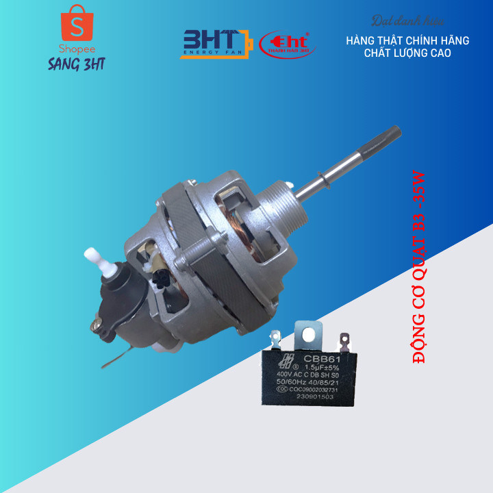 MOTER B3 - 35W - ĐỘNG CƠ QUẠT GIÓ