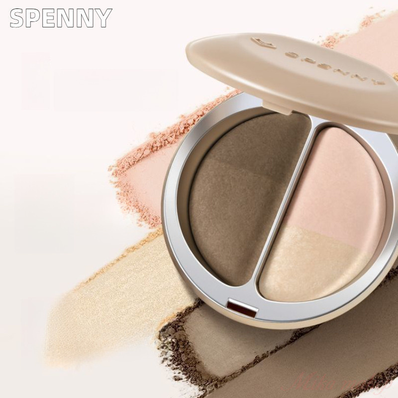 Bảng Đường Viền SPENNY Mặt Tự Nhiên Làm Nổi Bật & Đường Viền Mờ Ngọc Trai Làm Sáng Mặt Ngọc Trai Mờ Nổ Flash Chống Thấm Nước Và Chống Mồ Hôi Trang Điểm Mặt Dễ Sử Dụng