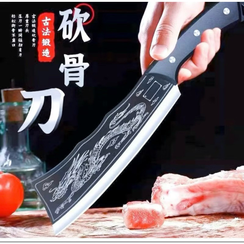 Dao làm bếp sắt thịt ,, gọt trái cây tiện lợi, dao hắc long