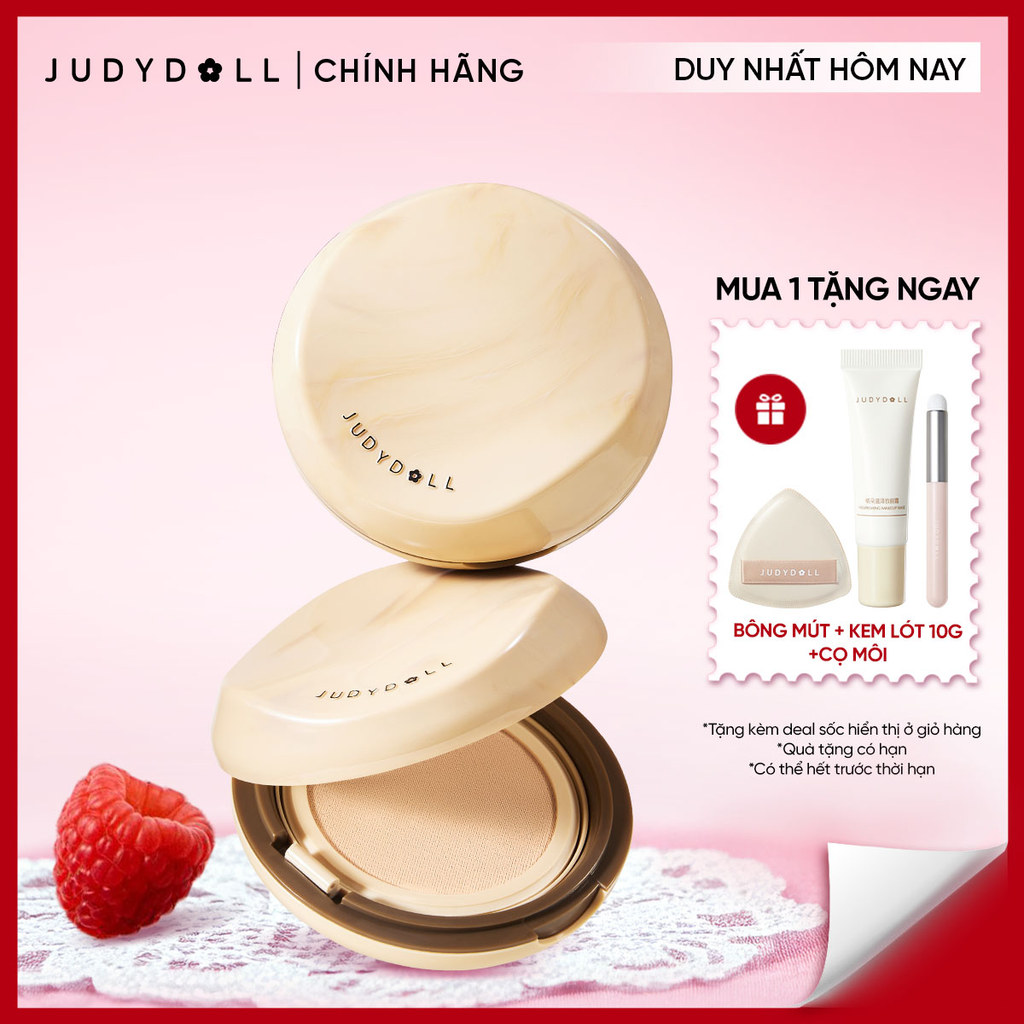 [NEW 2.0] JUDYDOLL Phấn Nước Long Wearing Cushion Che Phủ Tiệp da Tự nhiên Kiềm Dầu Lâu Trôi 14g