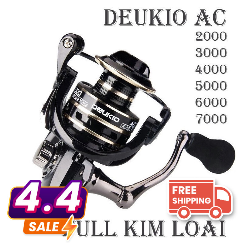 Máy Câu Cá AC DEUKIO 2000 - 7000 Siêu Rẻ , Siêu Khỏe