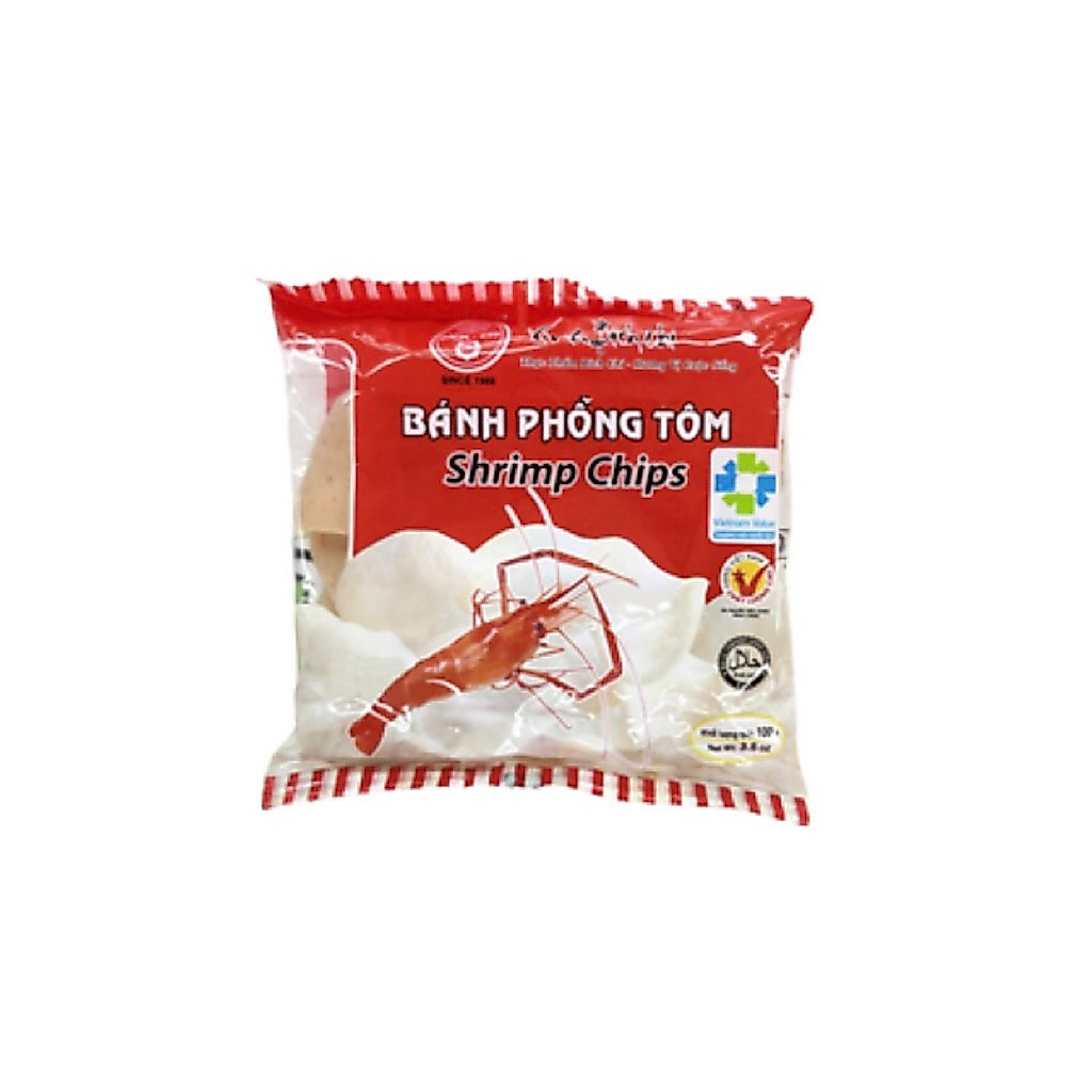 Combo 5 gói Bánh phồng tôm Bích Chi 100g