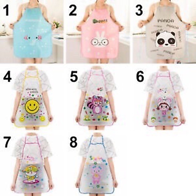Combo 2 cái Tạp dề kitty doreemon