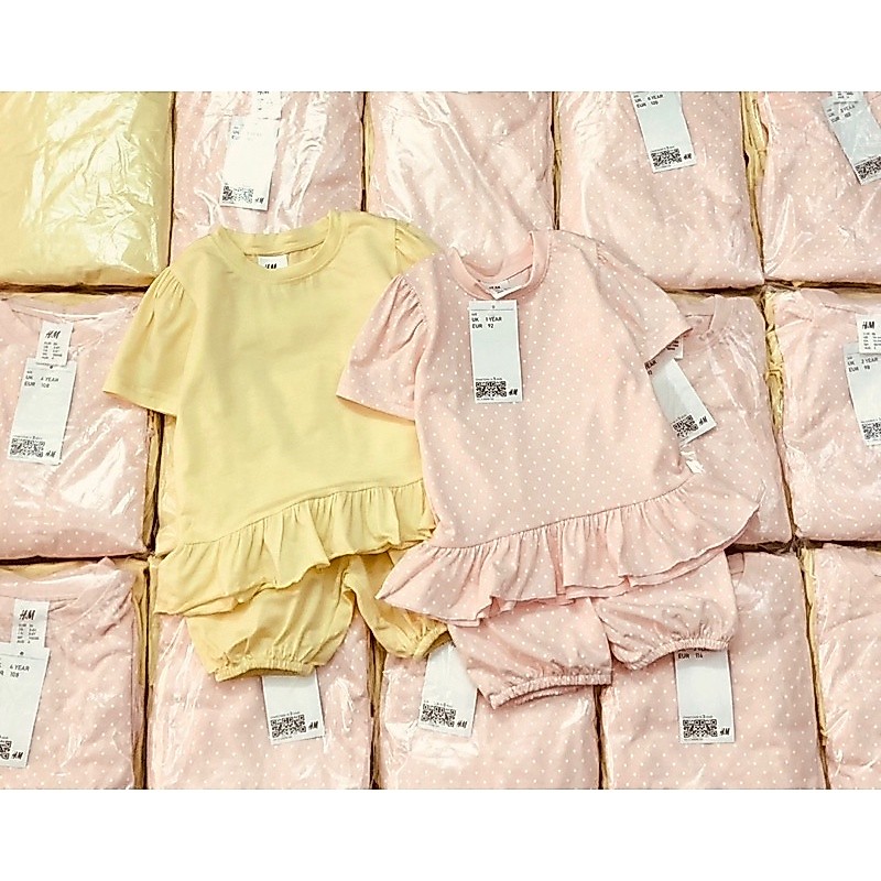 Set 2 bộ HM bèo cho bé gái