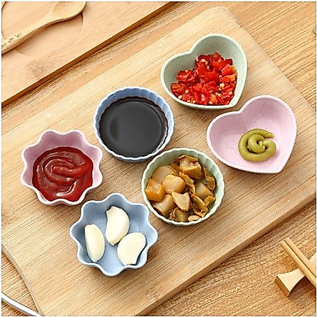 Đĩa đựng gia vị nhiều màu