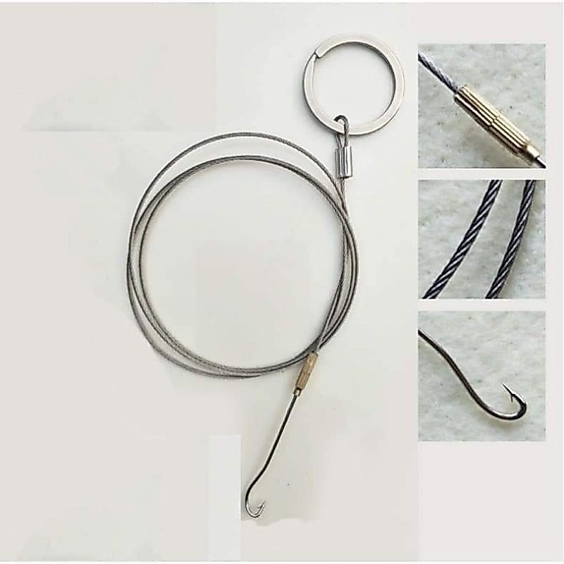 combo 2 lưỡi/1 dây cáp- 4 lưỡi /2 dây cáp  câu lươn chất lượng