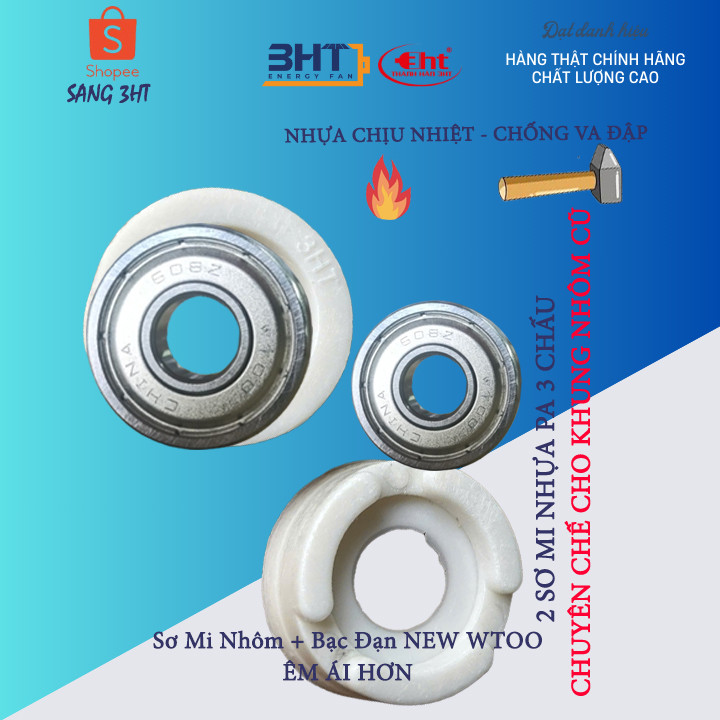 Sơ Mi Đóng Khung Quạt & Bạc Đạn 608 Chuyên Quạt