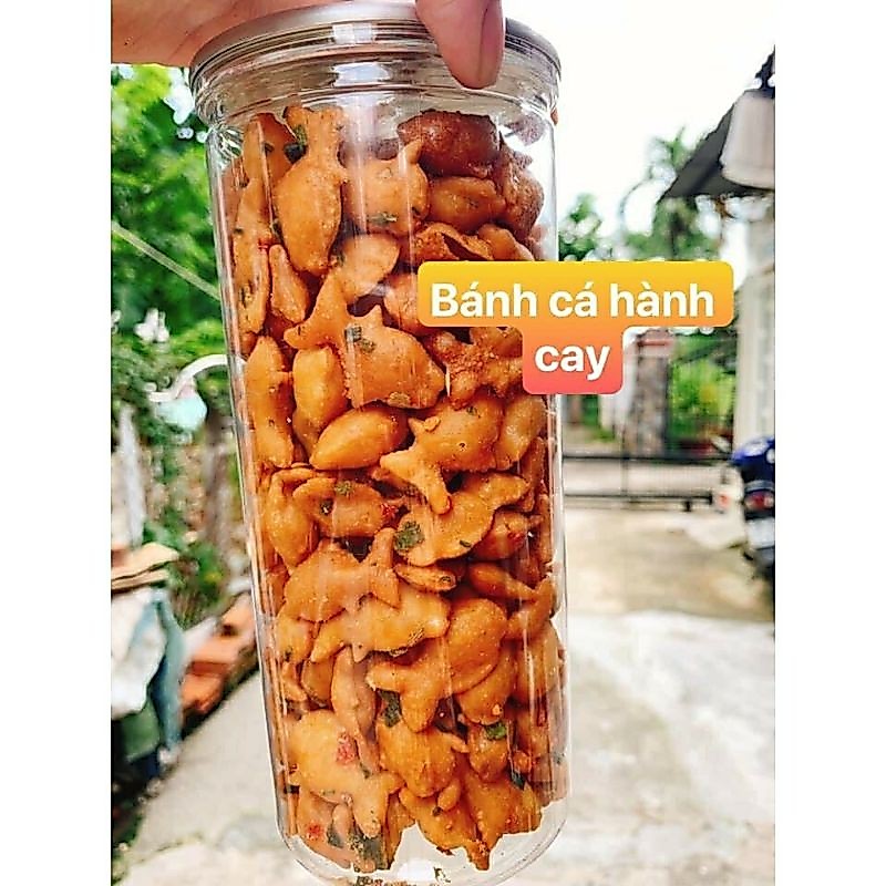 bánh cá hành cay