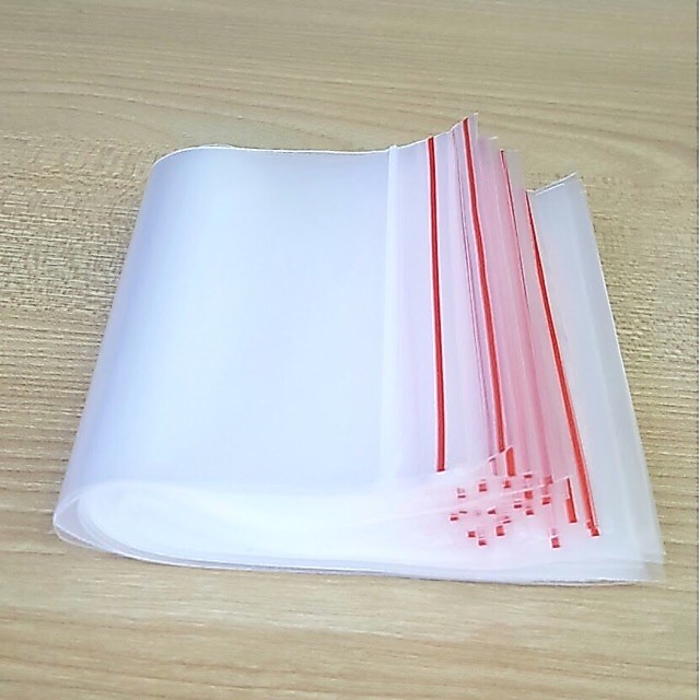 1 kg Túi zip chỉ đỏ