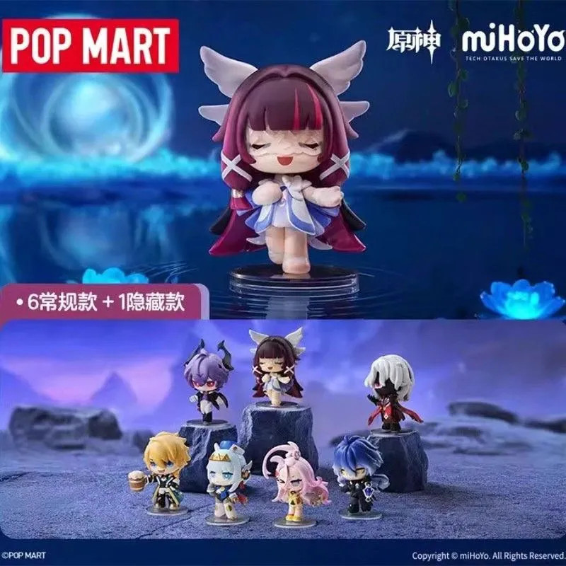 PHỤ KIỆN|Pop Mart|Lễ hội Yuanshen|Q Phiên bản Series Đồ chơi hộp bí ẩn làm bằng tay Quà tặng năm mới