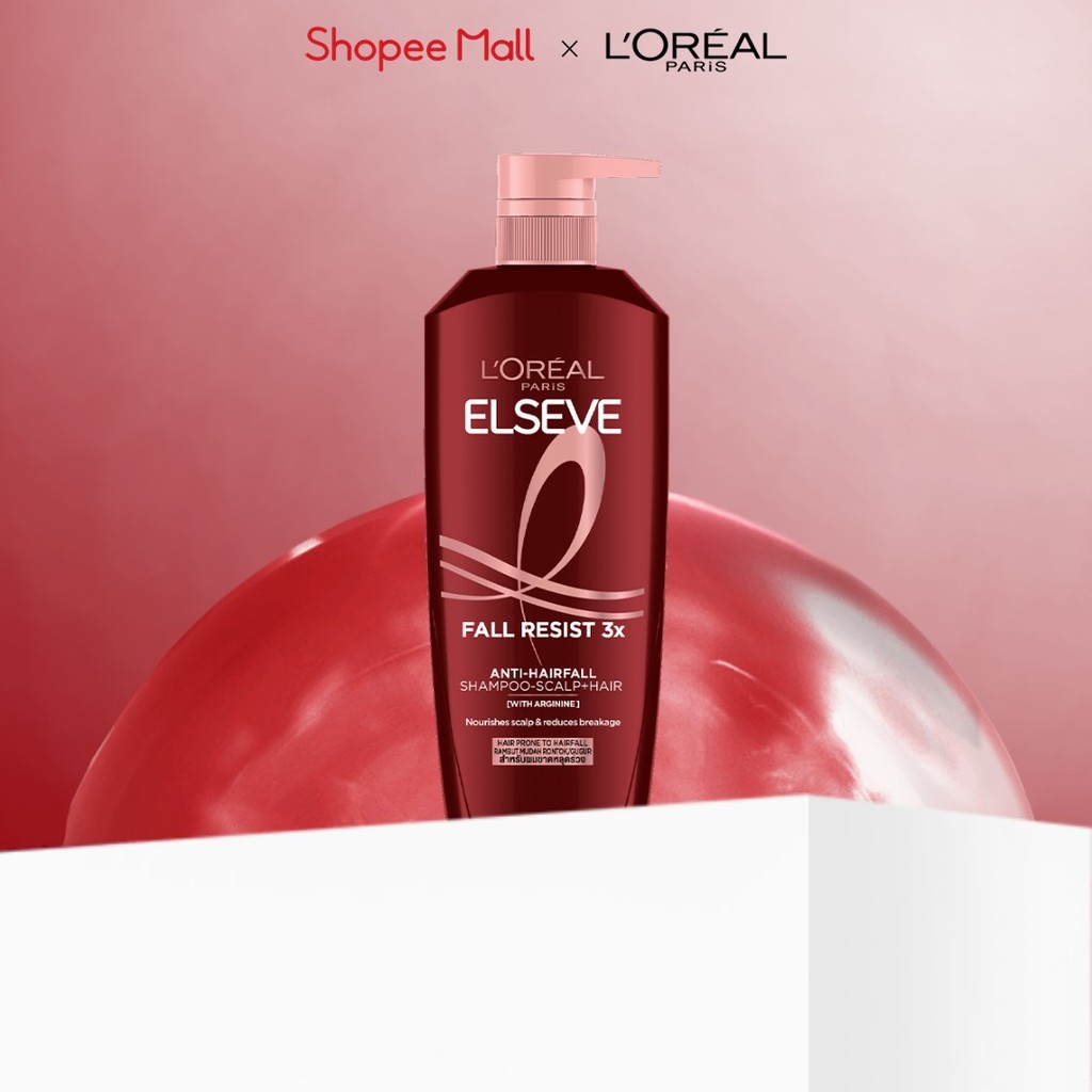 Dầu Gội L'Oréal Paris Elseve Fall Resist 3x Giảm Gãy Rụng Tóc 620ml