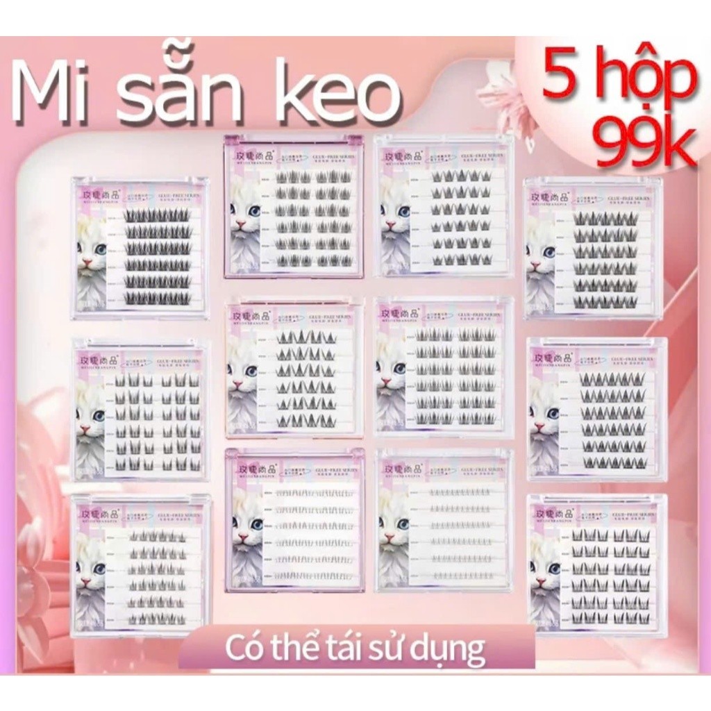 [RẺ VÔ ĐỊCH] Lông Mi giả tự dính không cần dùng keo - thế hệ mới có thể tái sử dụng nhiều lần