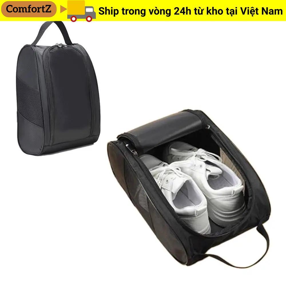 Túi đựng giày COMFORTZ, Túi đựng giày cầm tay có dây kéo, Túi đựng giày chơi gôn thoáng khí đa chức năng nhẹ